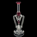 HCF Glass Red Accent Recycler
