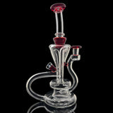 HCF Glass Red Accent Recycler