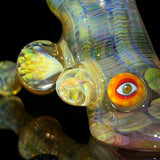 Banjo Glass Faceted Fumed Hammer #2
