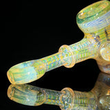 Banjo Glass Faceted Fumed Hammer #3