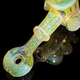 Banjo Glass Faceted Fumed Hammer #3